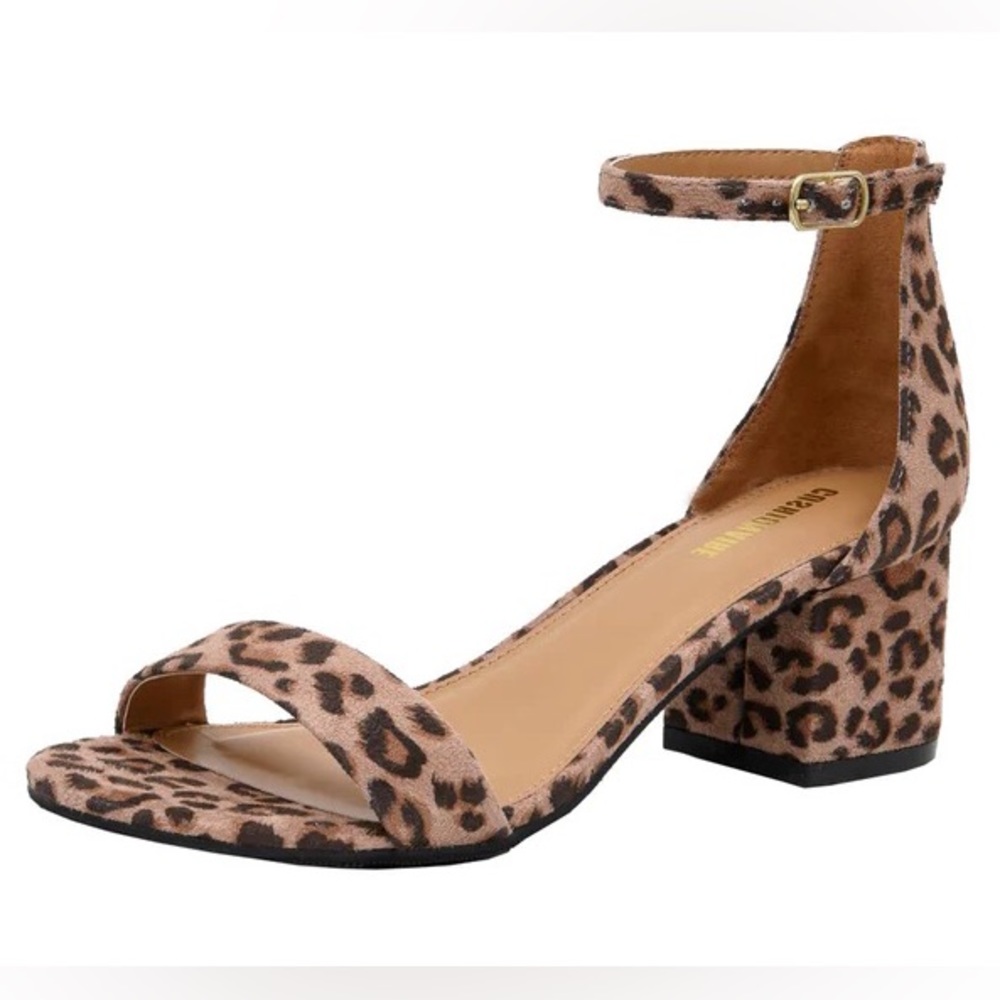 Cushionaire Leopard sandal  NEW!!!!